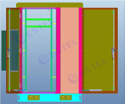 쿠스토미즈드 ISO9001 1850 밀리미터 높이는 전자 공학 박스를 내후형으로 합니다