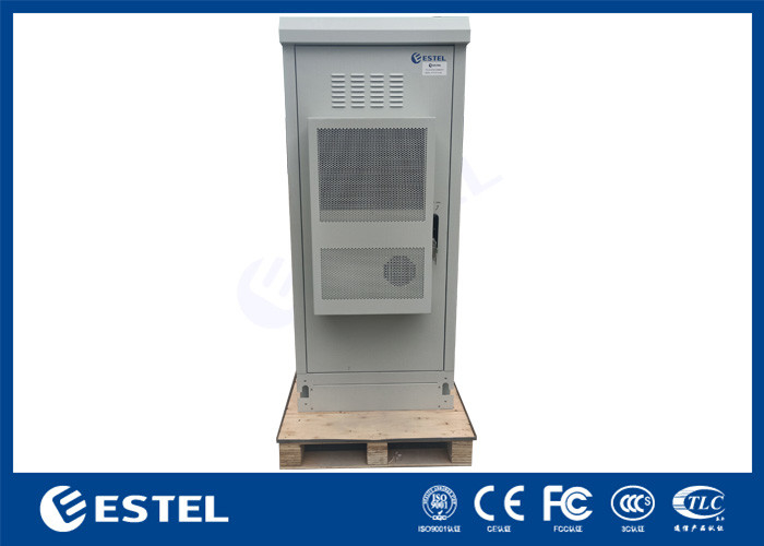 32U 야외 19 인치 랙 캐비닛 PDU와 1500W 에어컨을 가진 통신 캐비닛